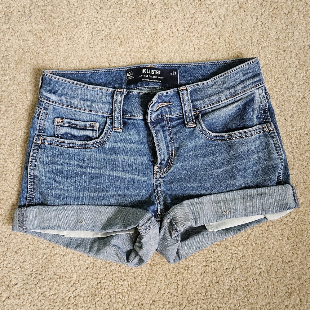 Hollister Blue Denim Shorts - Size 000